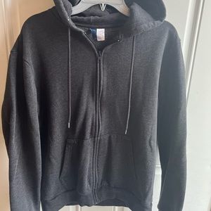 H&M Basic Divided Zip Up Hoodie Sweatshirt size Md
